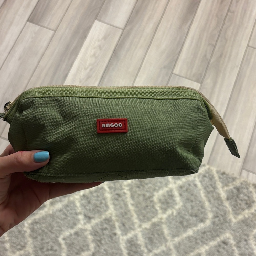 Green pencil case